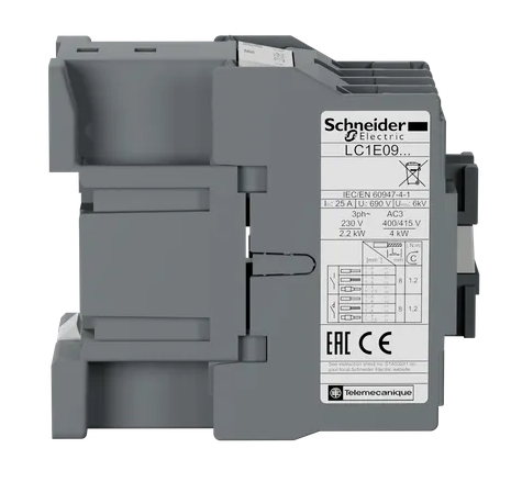 Контактор Schneider Electric LC1E0910M5 BALLU BHC-M20T09-PS по лучшей цене фото2
